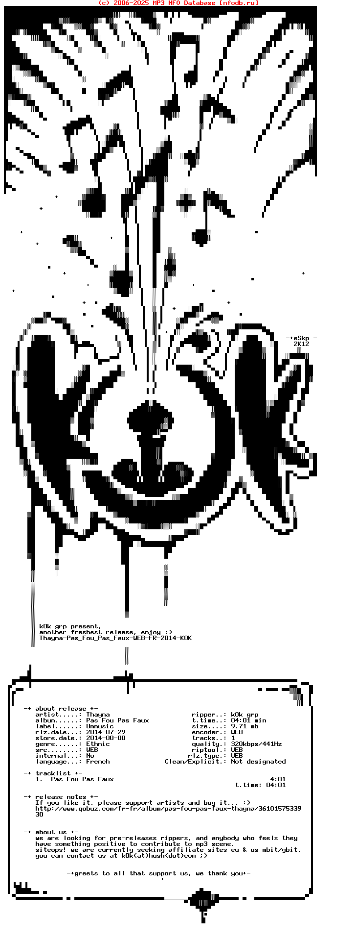 Thayna-Pas_Fou_Pas_Faux-WEB-FR-2014-K0K