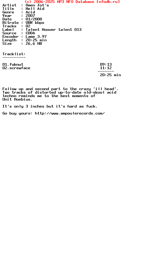 Omen_Jots-Hell_Aid-3Inch_Cdr-2007
