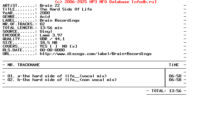 Brain_22-The_Hard_Side_Of_Life-(BRN0022-12)-Vinyl-2000-DWM_INT
