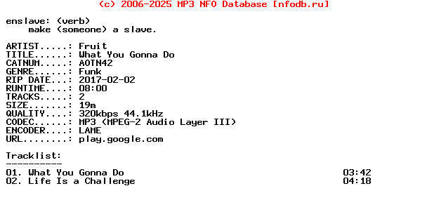 Fruit-What_You_Gonna_Do-(AOTN42)-WEB-2017