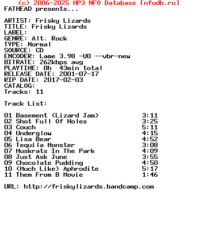 Frisky_Lizards-Frisky_Lizards-2001