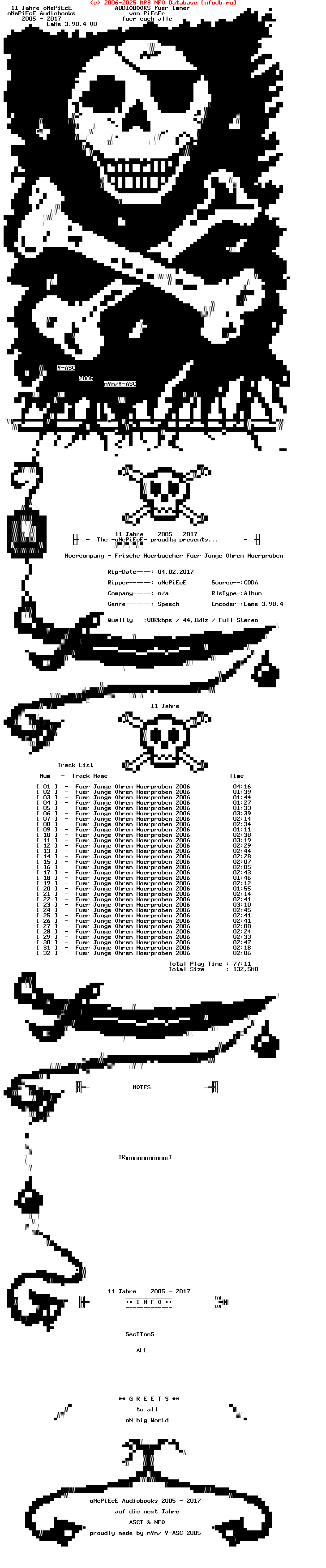 Hoercompany_-_Frische_Hoerbuecher_Fuer_Junge_Ohren_Hoerproben-DE-2006-oNePiEcE