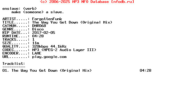 Forgottenfunk-The_Way_You_Get_Down_(ORIGINAL_MIX)-(DMR068)-WEB-2017