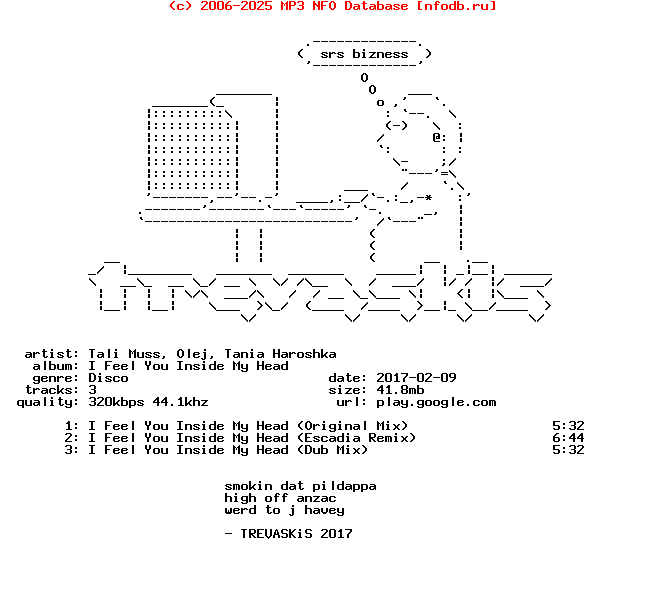 Tali_Muss__Olej__Tania_Haroshka-I_Feel_You_Inside_My_Head-(CM133)-WEB-2017