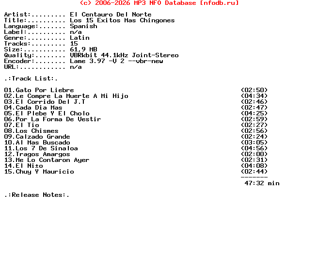 El_Centauro_Del_Norte-Los_15_Exitos_Mas_Chingones-SP-2007