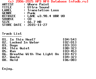 Whore_Paint-Ultra_Sound-2015
