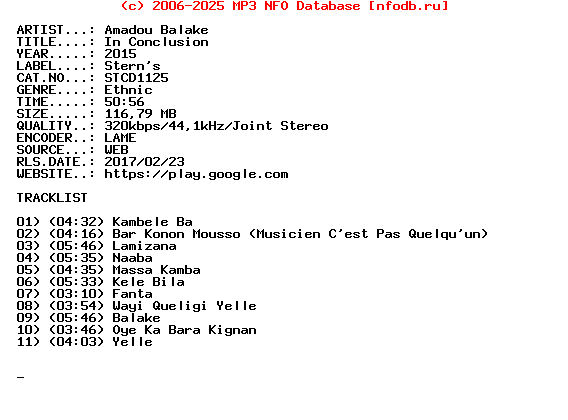 Amadou_Balake-In_Conclusion-(STCD1125)-WEB-2015