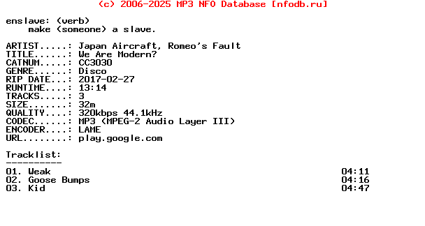 Japan_Aircraft_Romeos_Fault-We_Are_Modern-(CC3030)-WEB-2012