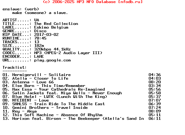 VA-The_Red_Collection-WEB-2017
