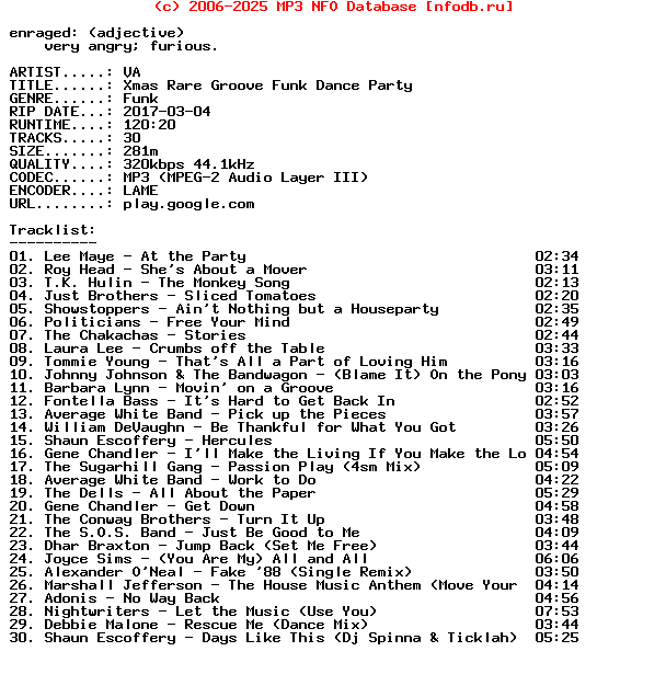 VA-Xmas_Rare_Groove_Funk_Dance_Party-WEB-2014