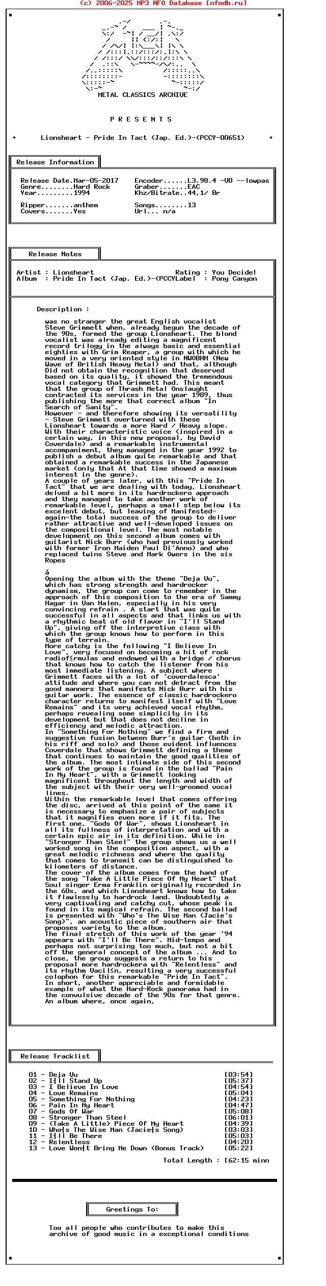 Lionsheart_-_Pride_In_Tact_(JAP._ED.)-(PCCY-00651)-1994-Mca_Int