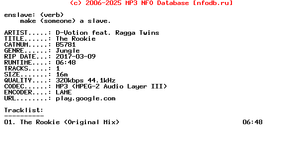 D-Votion_Feat_Ragga_Twins-The_Rookie-(B5781)-WEB-2017