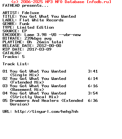 Fdeluxe-You_Got_What_You_Wanted-Limited_Edition-EP-2012