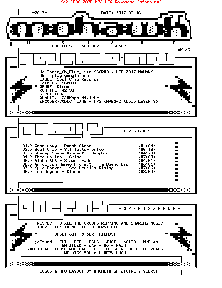 VA-Three_Oh_Five_Life-(SCR031)-WEB-2017