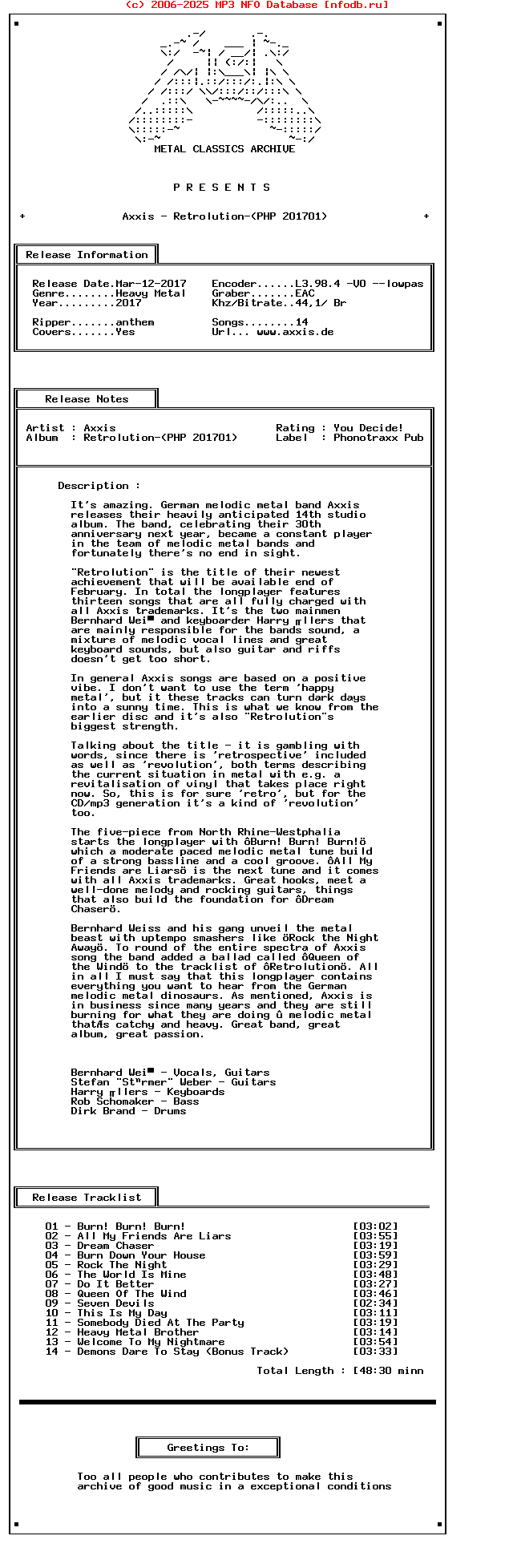 Axxis_-_Retrolution-(PHP_201701)-Digipak-2017-Mca_Int