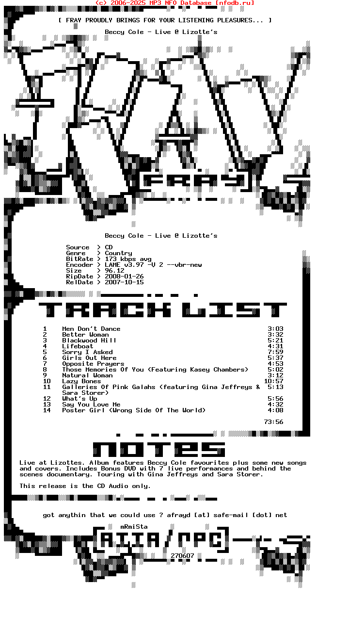 Beccy_Cole-Live_At_Lizottes-2007-FRAY