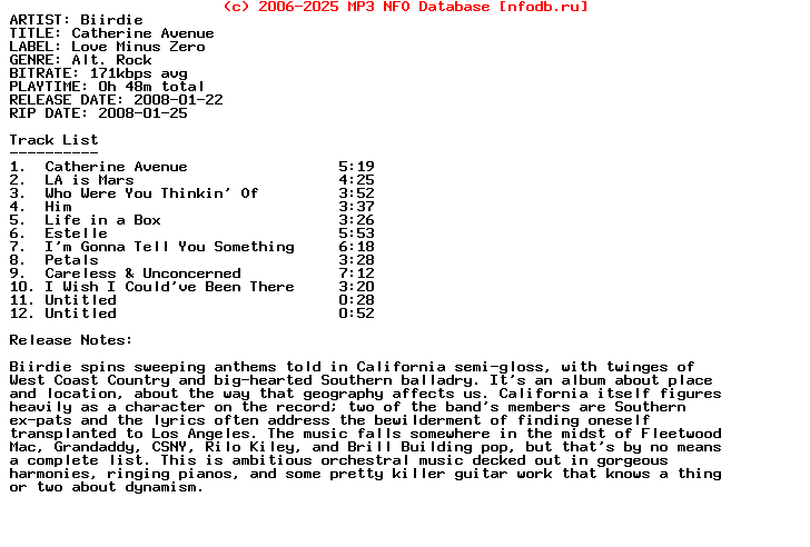 Biirdie-Catherine_Avenue-2008