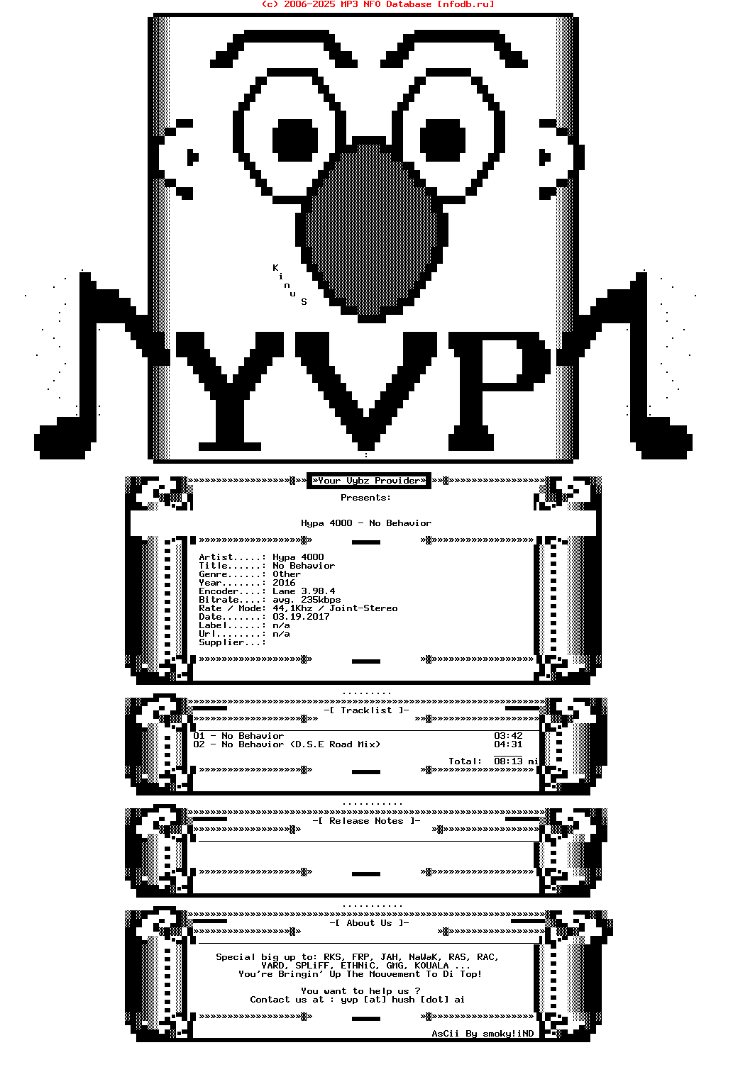 Hypa_4000-No_Behavior-(PROMO_CDS)-2016-Yvp