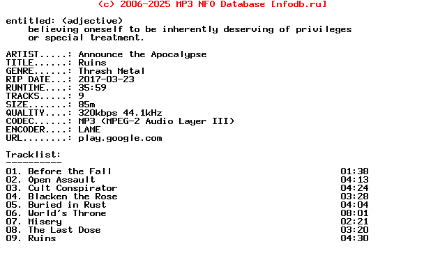 Announce_The_Apocalypse-Ruins-WEB-2017