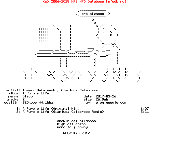 Tomasz_Wakulewski__Gianluca_Calabrese-A_Purple_Life-(DLSR17)-WEB-2017