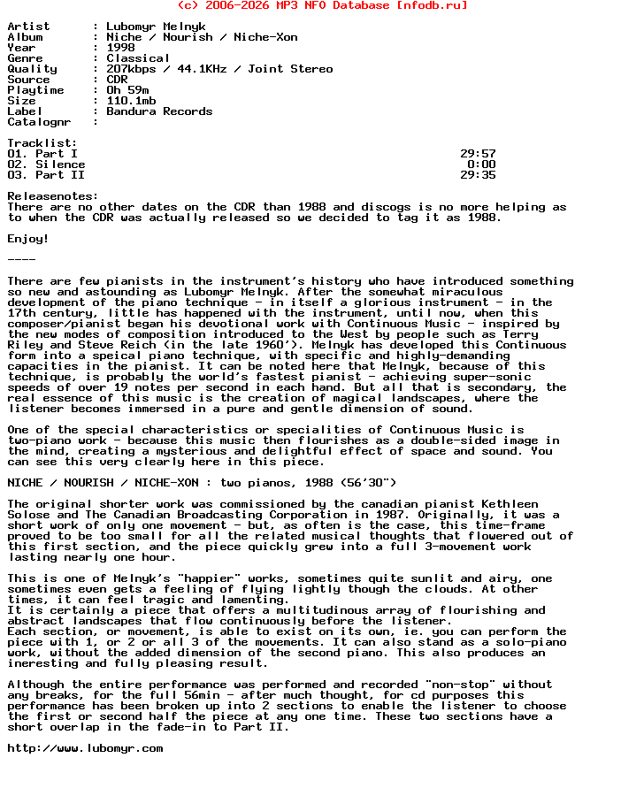 Lubomyr_Melnyk-Niche-Nourish-Niche-Xon-CDR-1998