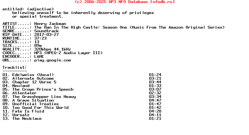 Henry_Jackman-The_Man_In_The_High_Castle_Season_One_(MUSIC_FROM_THE_AMAZON_ORIGINAL_SERIES)-WEB-2017
