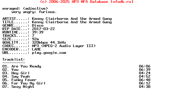 Kenny_Clairborne_And_The_Armed_Gang-Kenny_Clairborne_And_The_Armed_Gang-WEB-2009