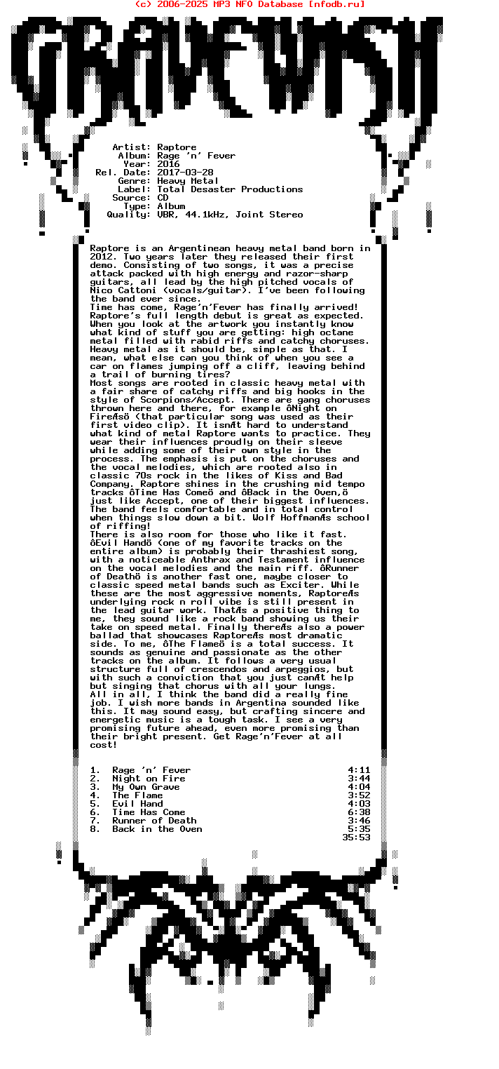 Raptore-Rage_N_Fever-2016