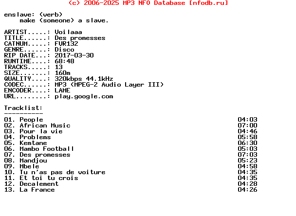 Voilaaa-Des_Promesses-(FVR132)-WEB-2017