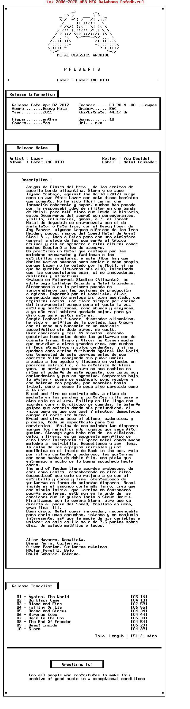 Lazer_-_Lazer-(MC.013)-2015-Mca