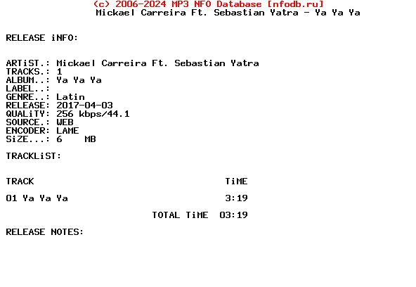 Mickael_Carreira_Ft._Sebastian_Yatra-Ya_Ya_Ya-WEB-SP-2017