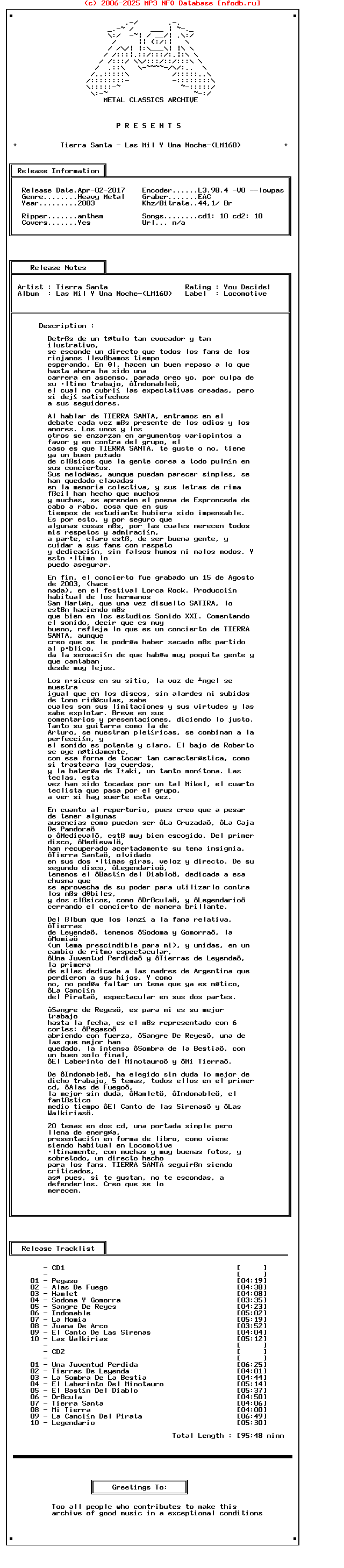 Tierra_Santa_-_Las_Mil_Y_Una_Noche-(LM160)-2CD-Digipak-ES-2003-Mca_Int