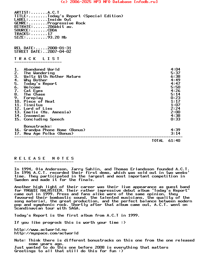 A.C.T-Todays_Report_(SPECIAL_EDITION)-2007