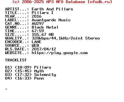 Earth_And_Pillars-Pillars_I-(AV297)-WEB-2016