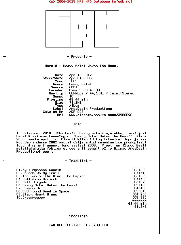 Herald-Heavy_Metal_Wakes_The_Beast-(ADP002)-CD-2005