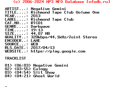Negative_Gemini-Richmond_Tape_Club_Volume_One-(RTC01)-WEB-2013