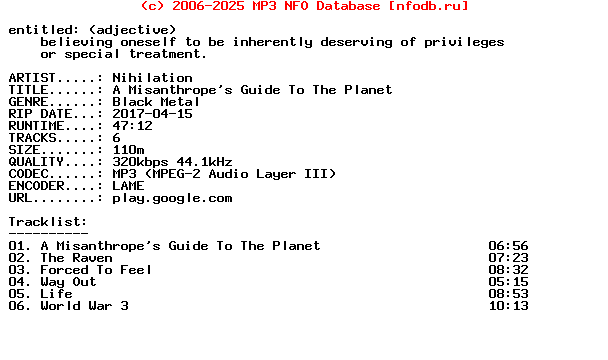 Nihilation-A_Misanthropes_Guide_To_The_Planet-WEB-2017