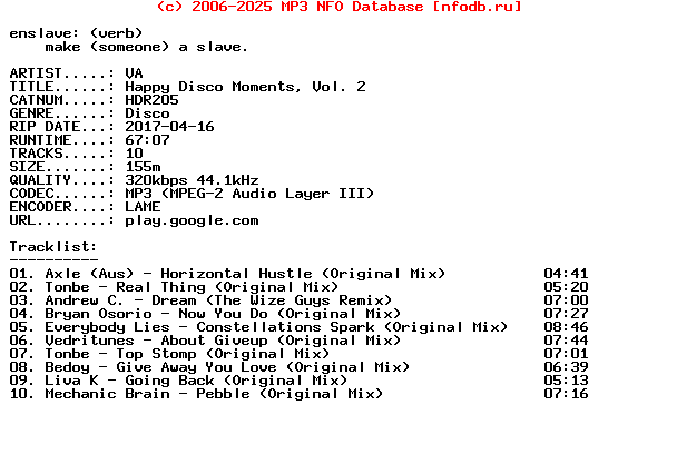 VA-Happy_Disco_Moments_Vol_2-(HDR205)-WEB-2017