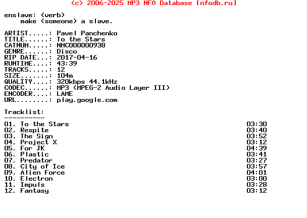 Pavel_Panchenko-To_The_Stars-(NMC000000938)-WEB-2017