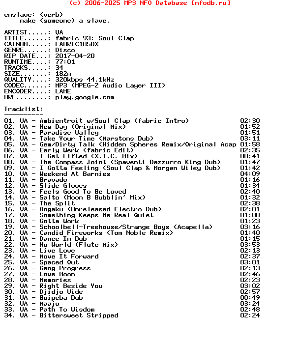 VA-Fabric_93_Soul_Clap-(FABRIC185DX)-WEB-2017
