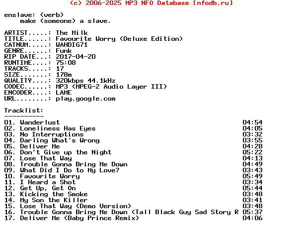 The_Milk-Favourite_Worry_(DELUXE_EDITION)-Bonus_Tracks-(WAHDIG71)-WEB-2015