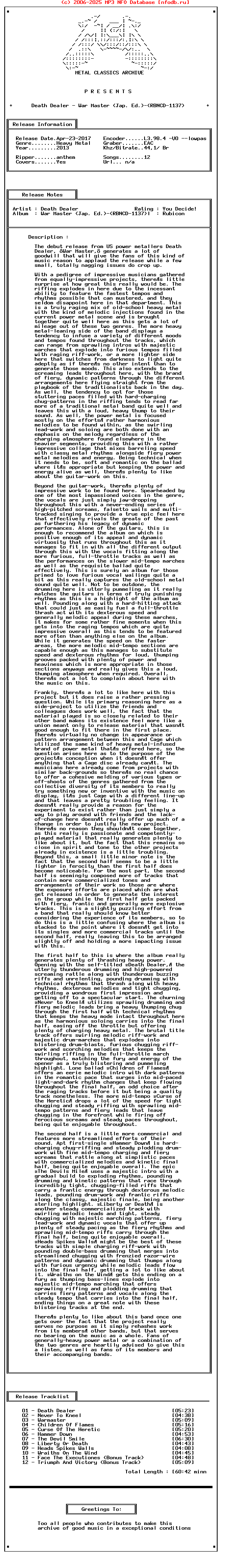 Death_Dealer_-_War_Master_(JAP._ED.)-(RBNCD-1137)-2013-Mca_Int