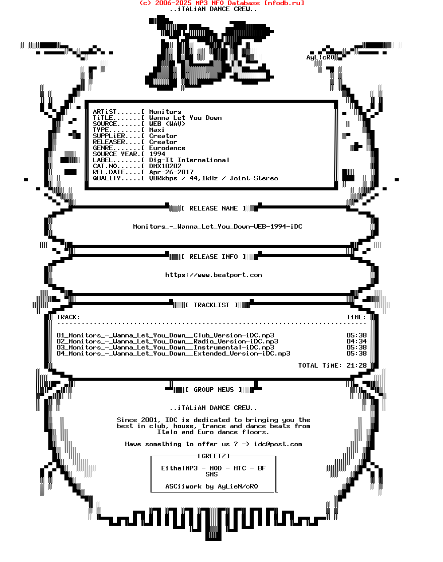 Monitors_-_Wanna_Let_You_Down-WEB-1994-iDC