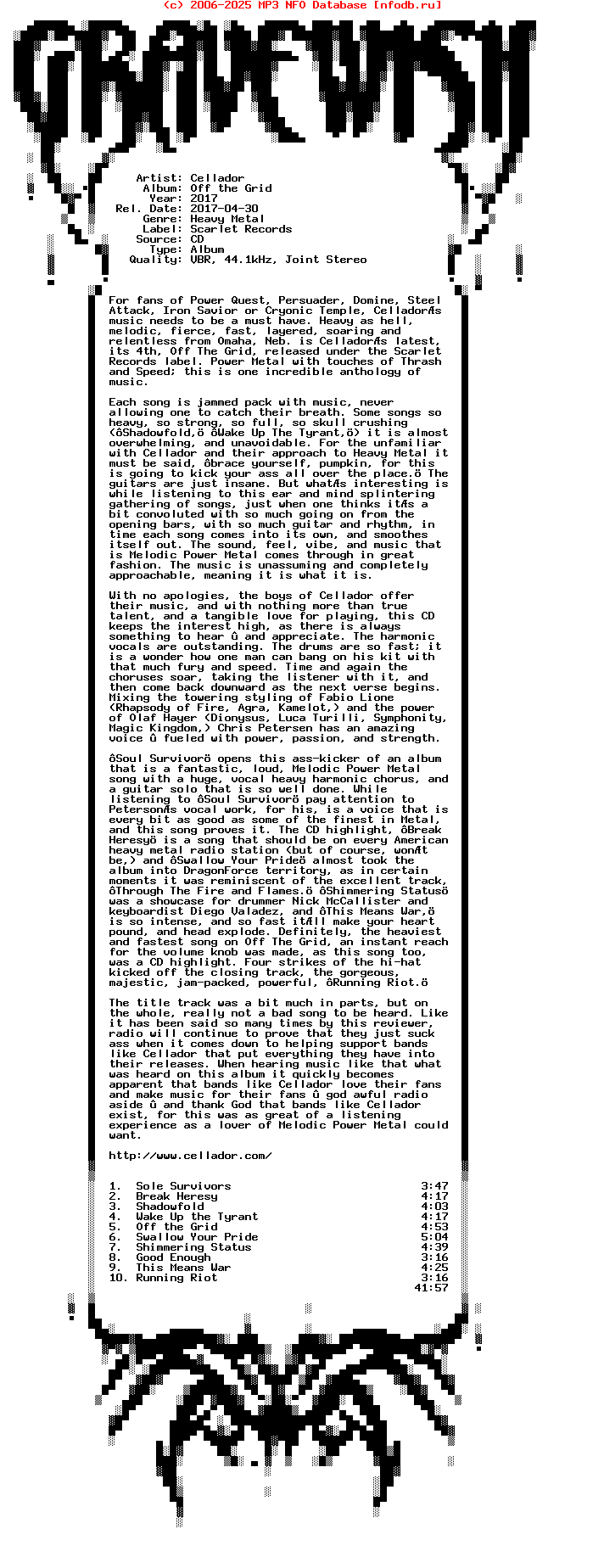 Cellador-Off_The_Grid-2017