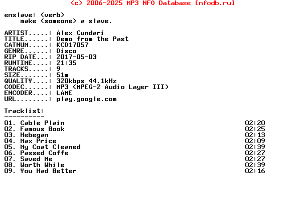 Alex_Cundari-Demo_From_The_Past-(KCD17057)-WEB-2017