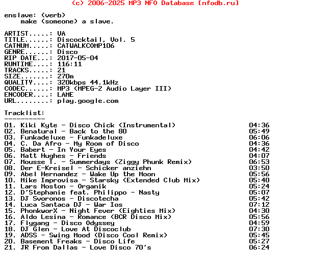 VA-Discocktail_Vol_5-(CATWALKCOMP106)-WEB-2017