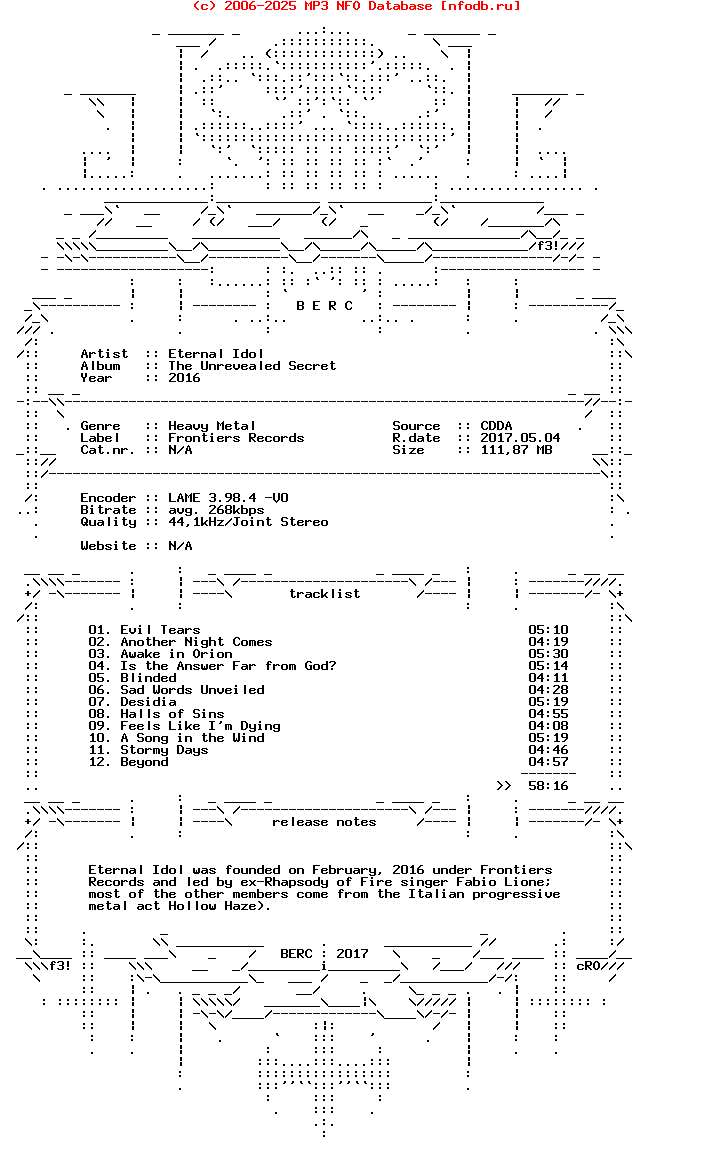 Eternal_Idol-The_Unrevealed_Secret-2016-BERC