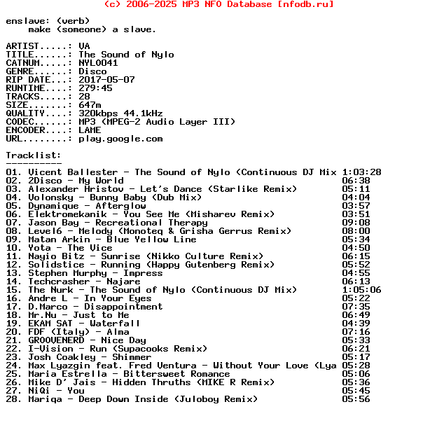 VA-The_Sound_Of_Nylo-(NYLO041)-WEB-2017