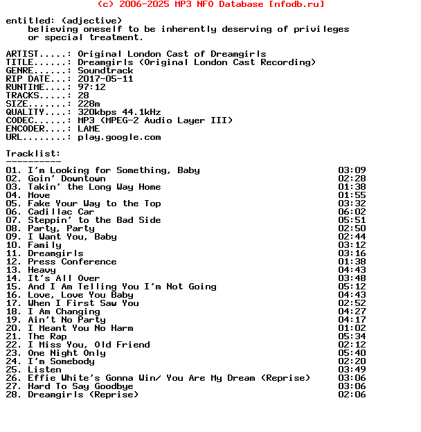 Original_London_Cast_Of_Dreamgirls-Dreamgirls_(ORIGINAL_LONDON_CAST_RECORDING)-WEB-2017