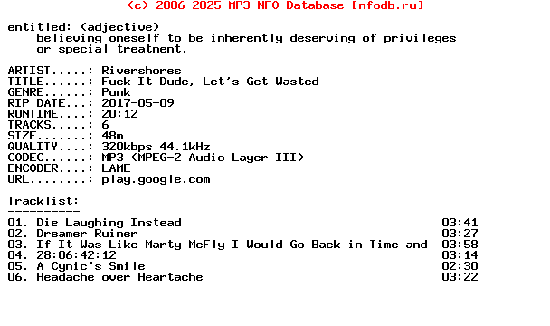 Rivershores-Fuck_It_Dude_Lets_Get_Wasted-WEB-2015
